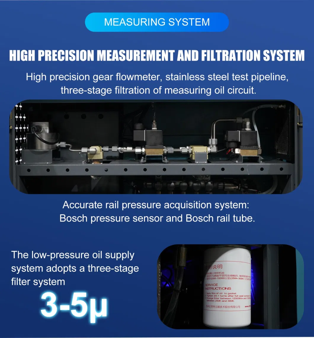 Common Rail Test Bench EPS205-PRO with 4 Tool Drawers High Pressure Tester